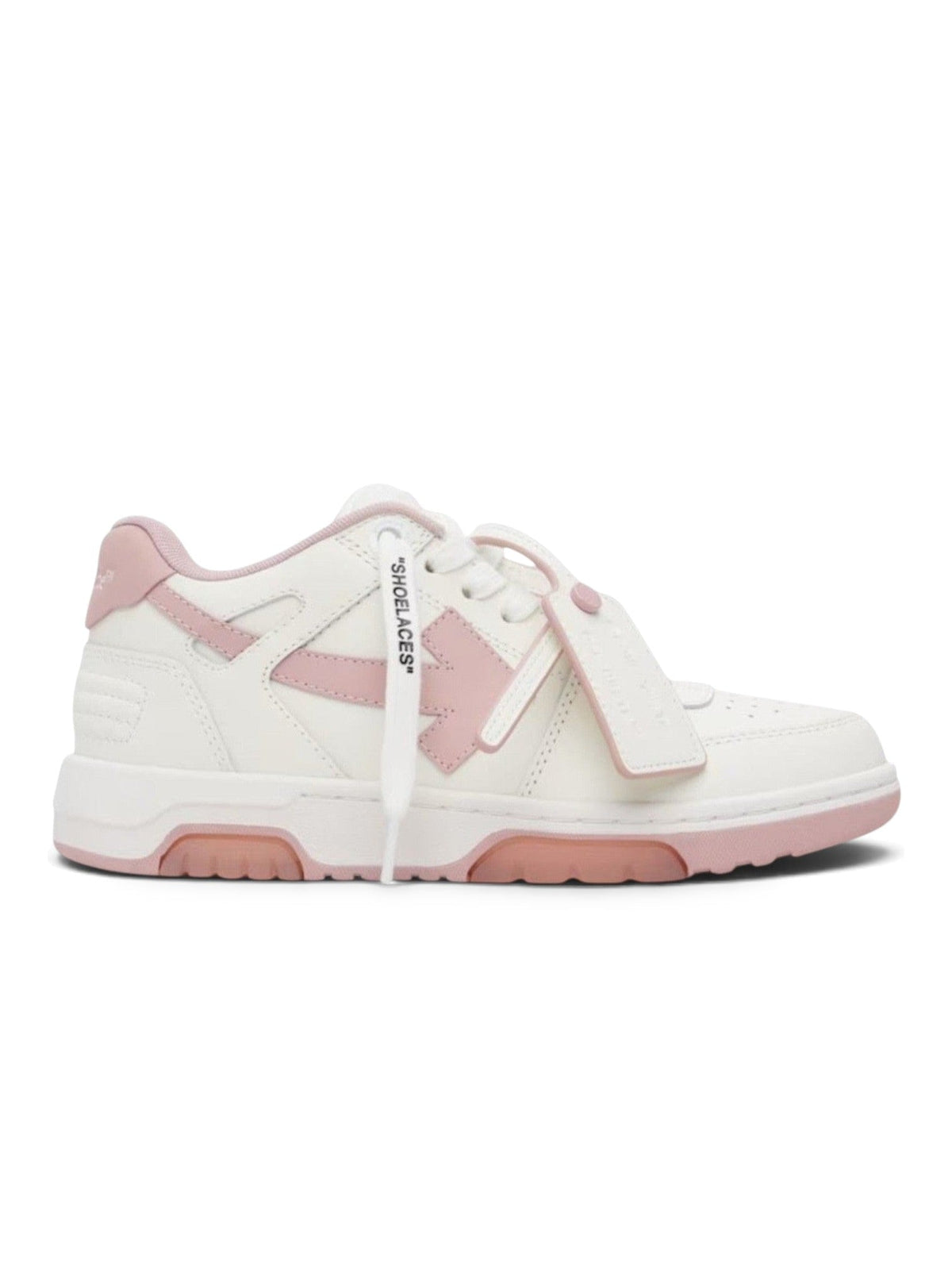 OFF WHITE OUT OF OFFICE WHITE PINK CALF LEATHER