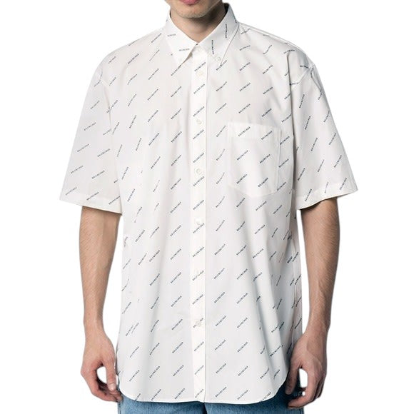 BALENCIAGA LOGOS ALL OVER SHIRT
