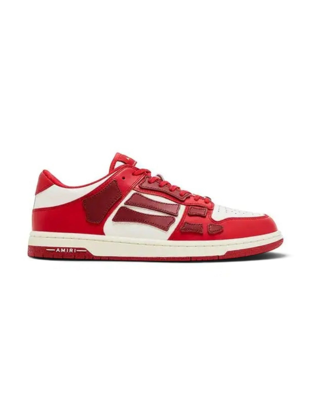 AMIRI SKEL TOP LOW RED WHITE BURGUNDY