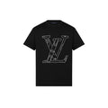 LOUIS VUITTON LV X NBA FRONT BACK PRINT T-SHIR BLACK