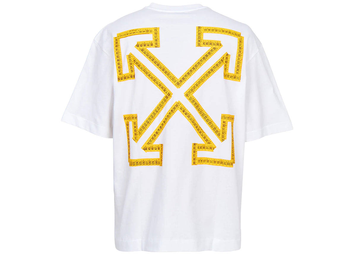 OFF WHITE TAPE ARROW SKATE T-SHIRT WHITE