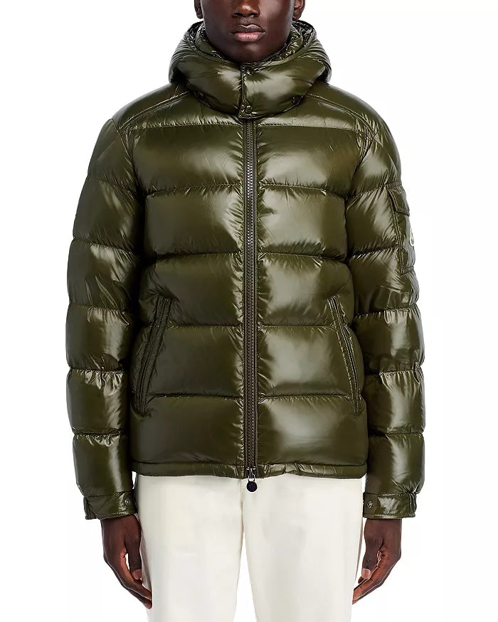 MONCLER MAYA DOWN JACKET KHAKI