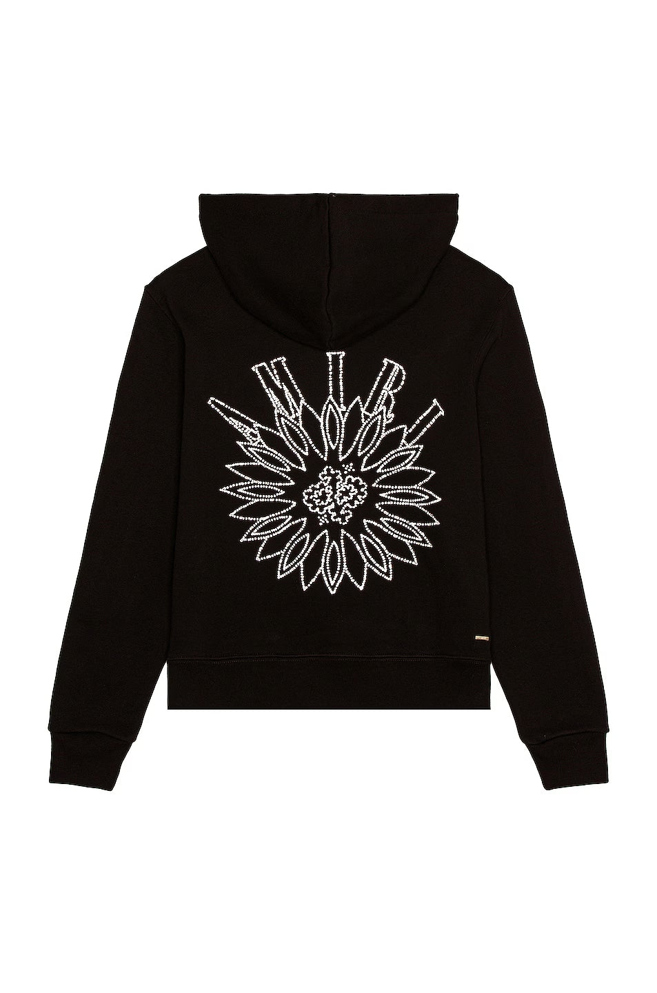 AMIRI RHINESTONE LOGO HOODIE BLACK