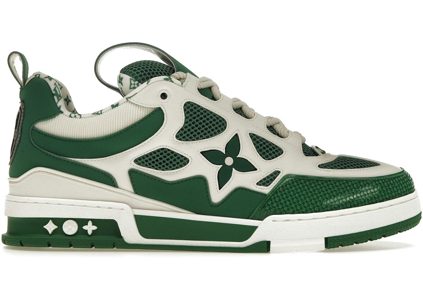 LOUIS VUITTON LV SKATE GREEN WHITE