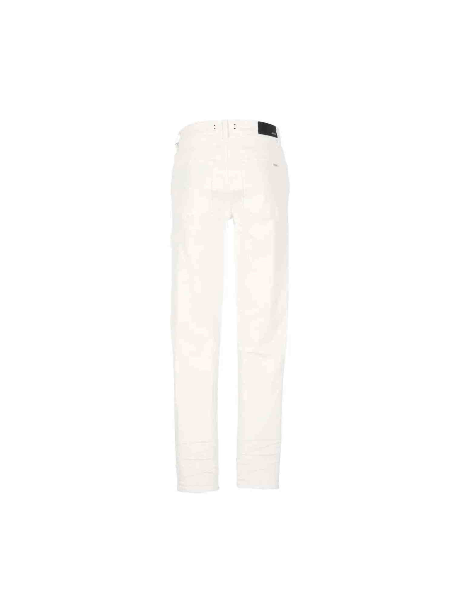 AMIRI STRAIGHT DISTRESSED NATURAL JEANS