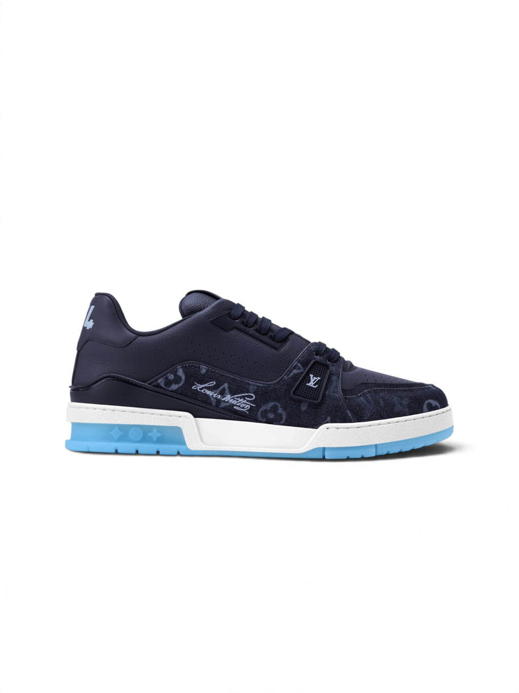 LOUIS VUITTON TRAINER DEEP BLUE MONOGRAM