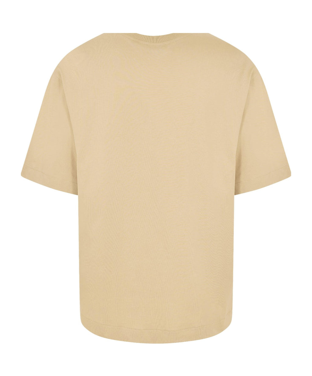 OFF WHITE OFF STAMP GRAPHIC T-SHIRT BEIGE