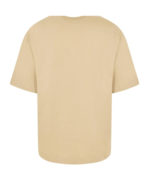 OFF WHITE OFF STAMP GRAPHIC T-SHIRT BEIGE