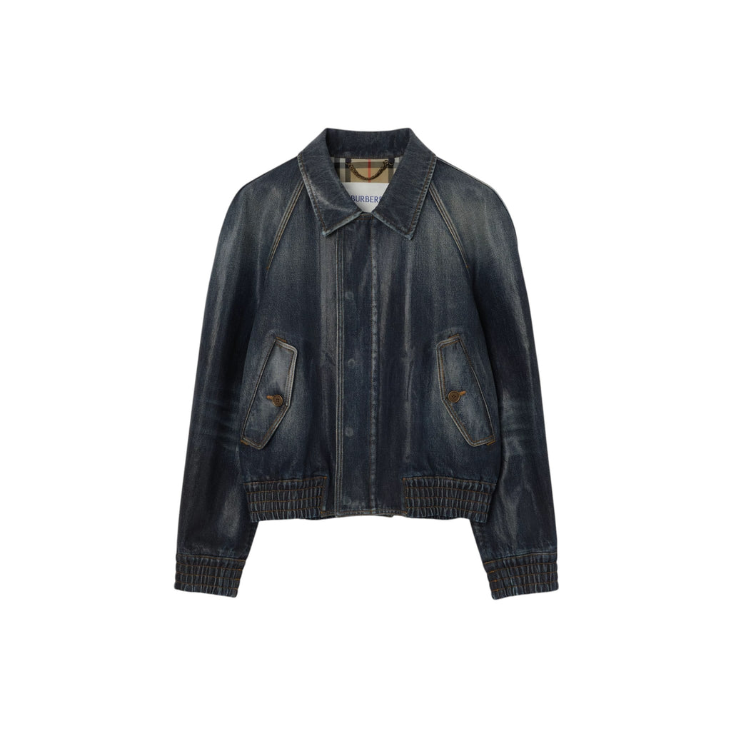 BURBERRY COATED DENIM JACKET