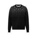 LOUIS VUITTON GRADIENT COTTON BLACK WHITE CREWNECK