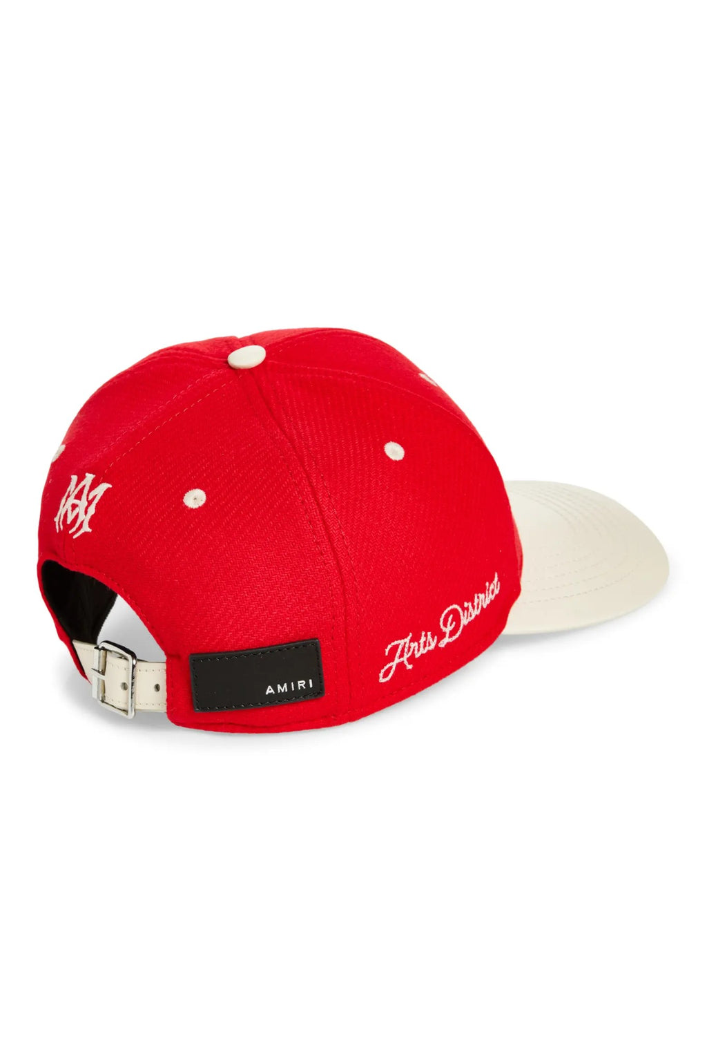 AMIRI PANTHER TWO TONE HAT RED BEIGE