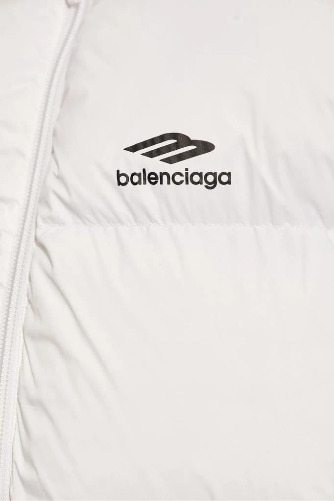 BALENCIAGA SKIWEAR DOWN OVERSIZE JACKET WHITE