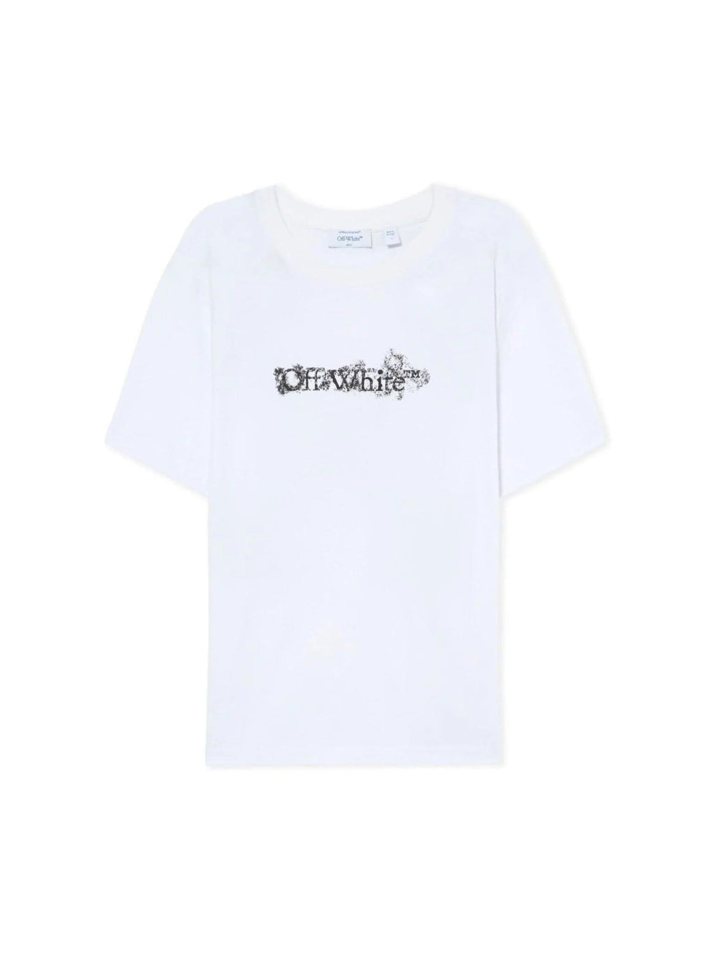 OFF WHITE HERALDIC ARROW SLIM T-SHIRT WHITE