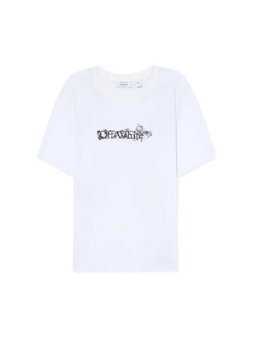 OFF WHITE HERALDIC ARROW SLIM T-SHIRT WHITE