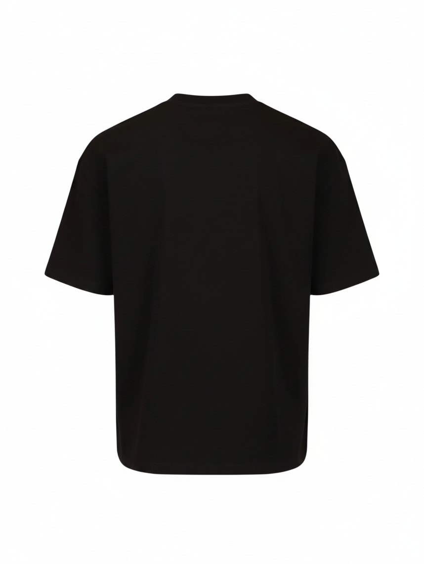 AMIRI MA LOGO EMBROIDERED T-SHIRT BLACK