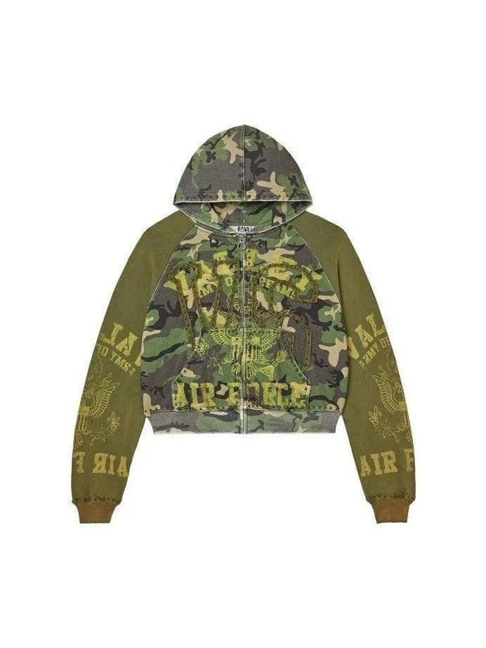 VALLEY TERRAIN ZIP UP HOODIE CAMO