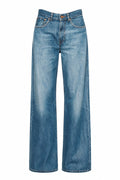 PURPLE BRAND WIDE COATED JEANS LIGHT INDIGO