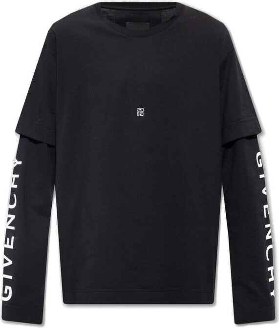 GIVENCHY 4G BASIC BLACK LOGO LONGSLEVE