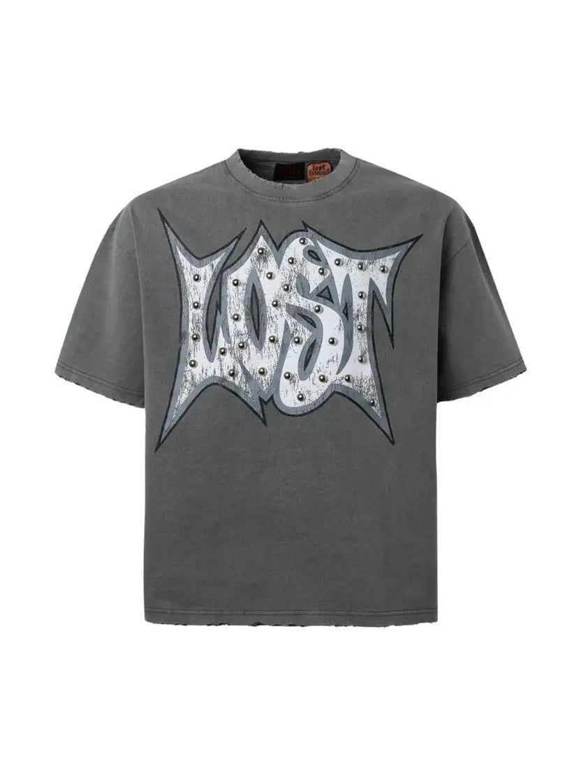 LOST INTRICACY OUTLINE GREY T-SHIRT