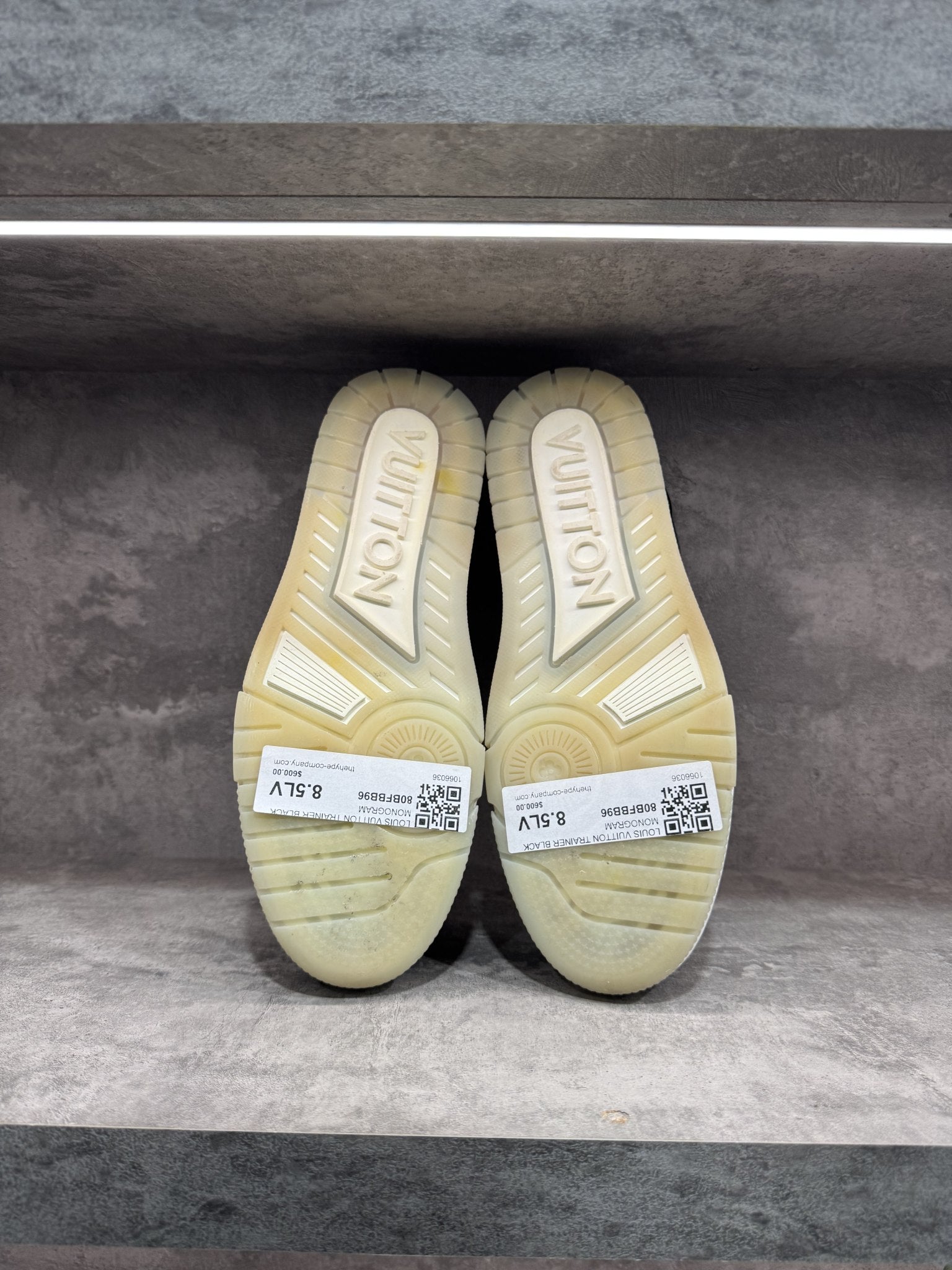 LOUIS VUITTON TRAINER BLACK MONOGRAM