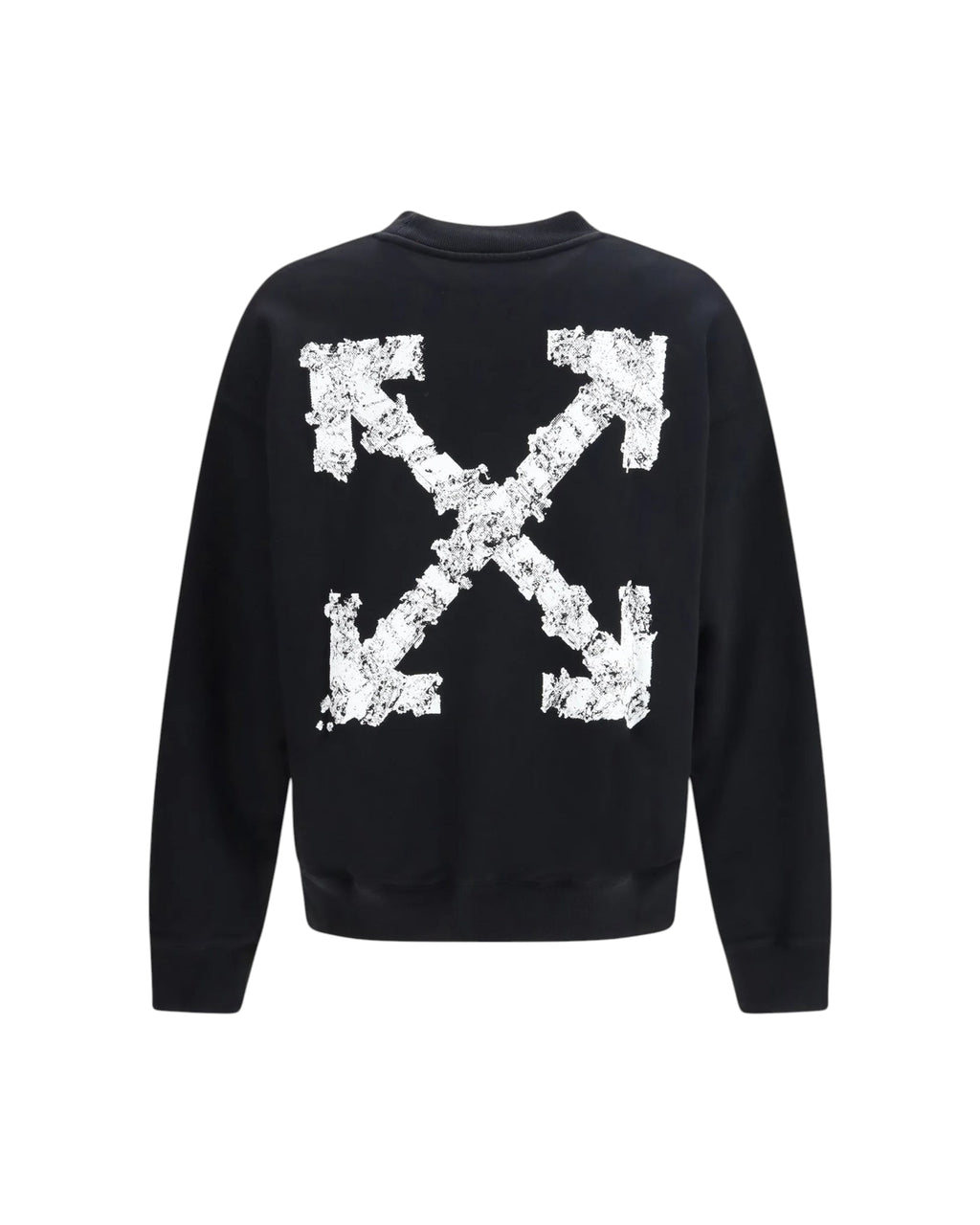 OFF-WHITE BLACK HERALDIC ARROW SKATE CREWNECK