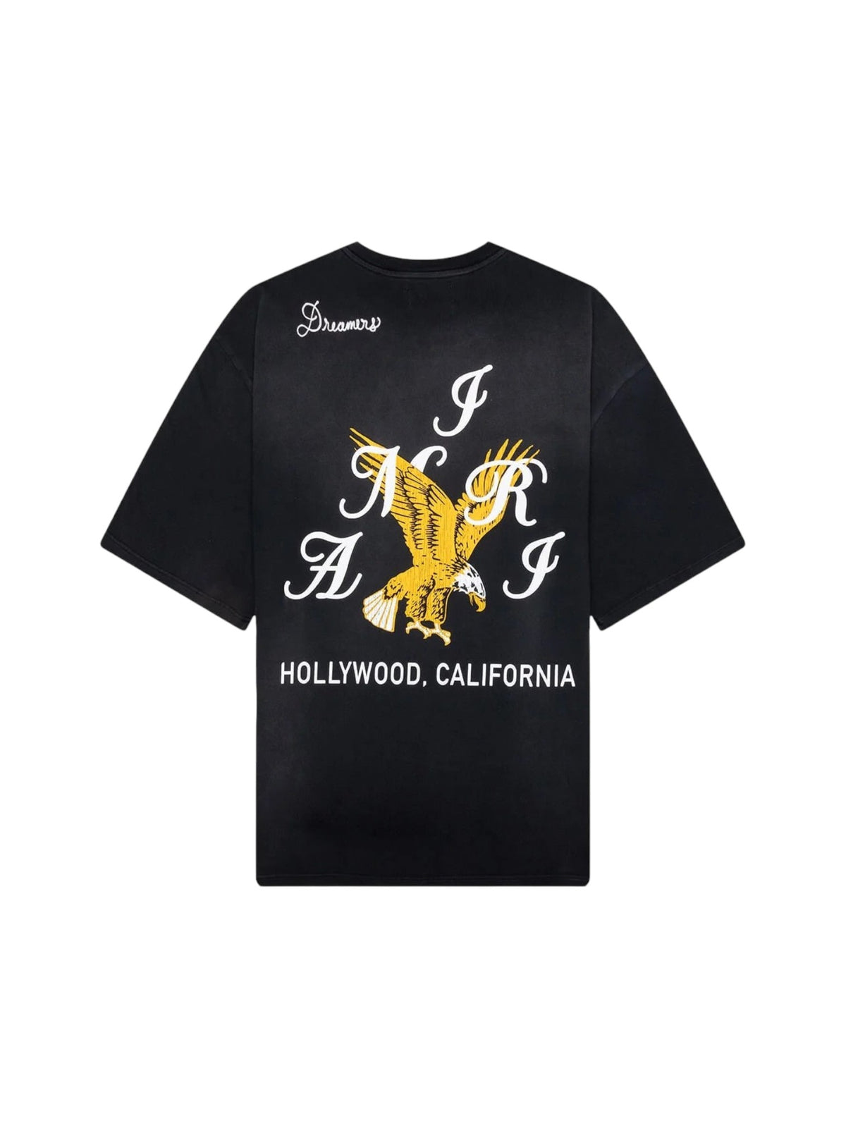 AMIRI EAGLE DREAMERS VINTAGE BLACK T-SHIRT