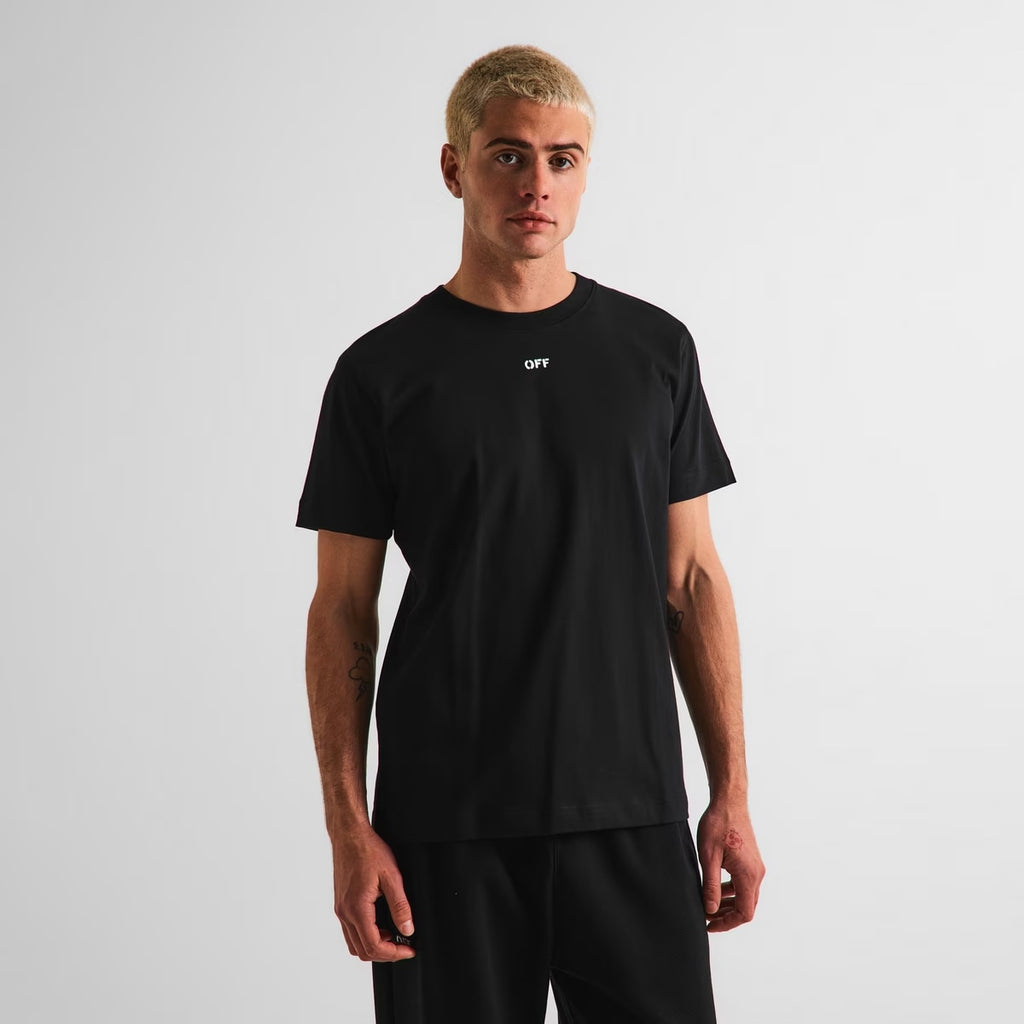 OFF WHITE SPRAY CAN ARROW SLIM T-SHIRT BLACK