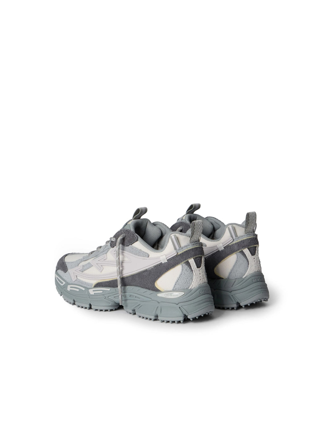 OFF WHITE BE RIGHT BACK GREY SUEDE MELANGE