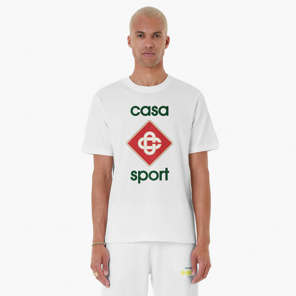 CASABLANCA CASA SPORT T SHIRT WHITE