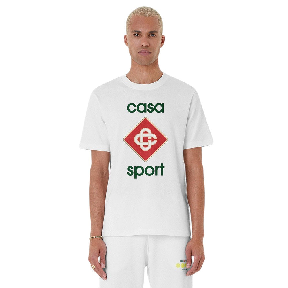 CASABLANCA CASA SPORT T SHIRT WHITE