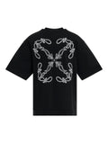 OFF-WHITE BANDANA PRINTED T-SHIRT BLACK