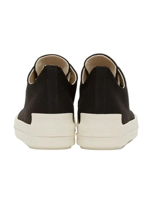 RICK OWENS RAMONES LOW DRKSHDW BLACK SNEAKERS