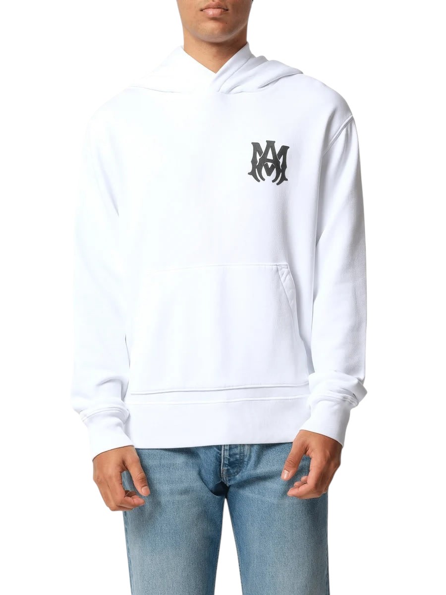 AMIRI MA CORE LOGO HOODIE WHITE