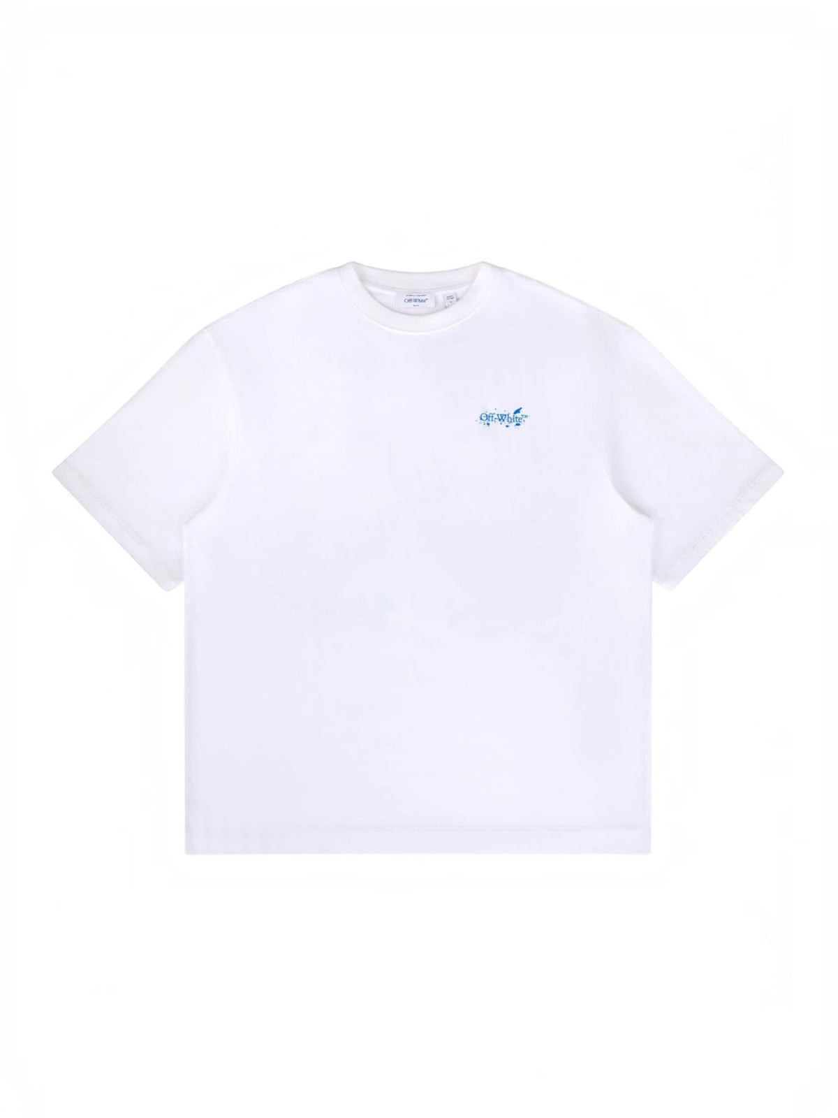 OFF WHITE PAINT SPLATTER ARROW DIAG T-SHIRT WHITE