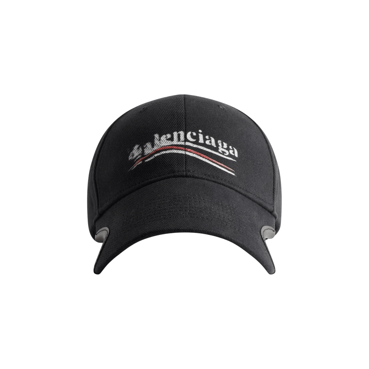 BALENCIAGA POLITICAL CAMPAIGN BASEBALL CAP BLACK