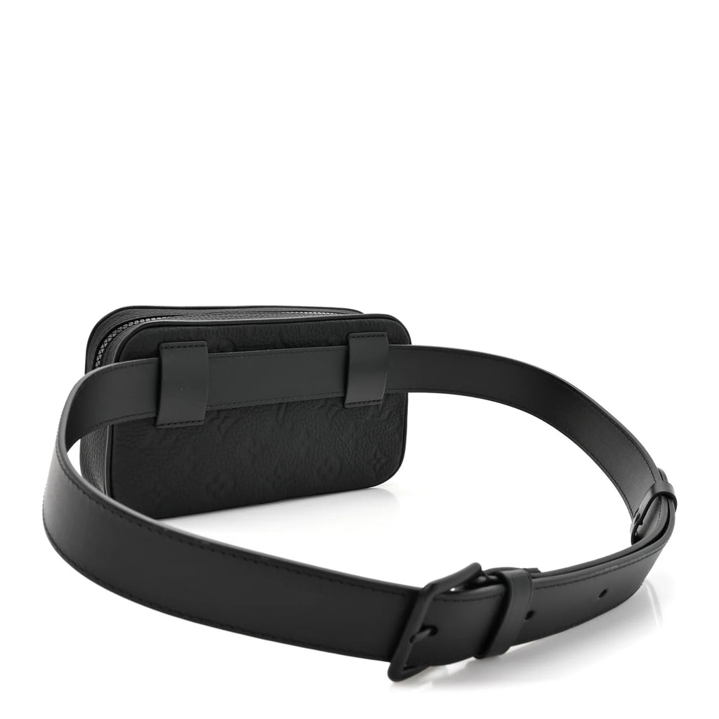 LOUIS VUITTON BLACK TAURILLON MONOGRAM LEATHER SOLAR RAY