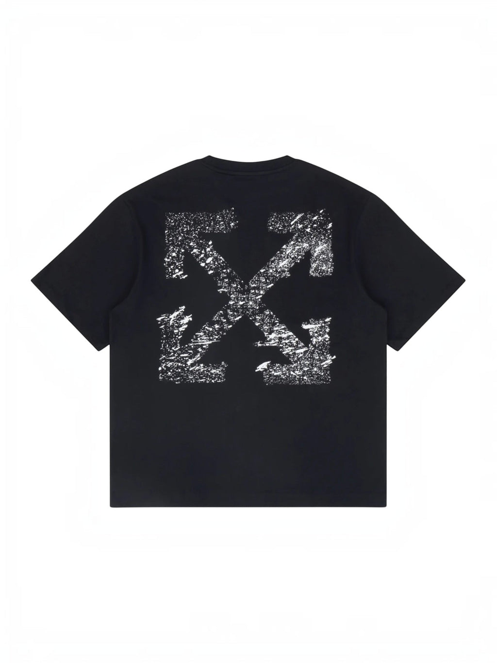 OFF WHITE PAINT SPLATTER ARROW DIAG T-SHIRT BLACK