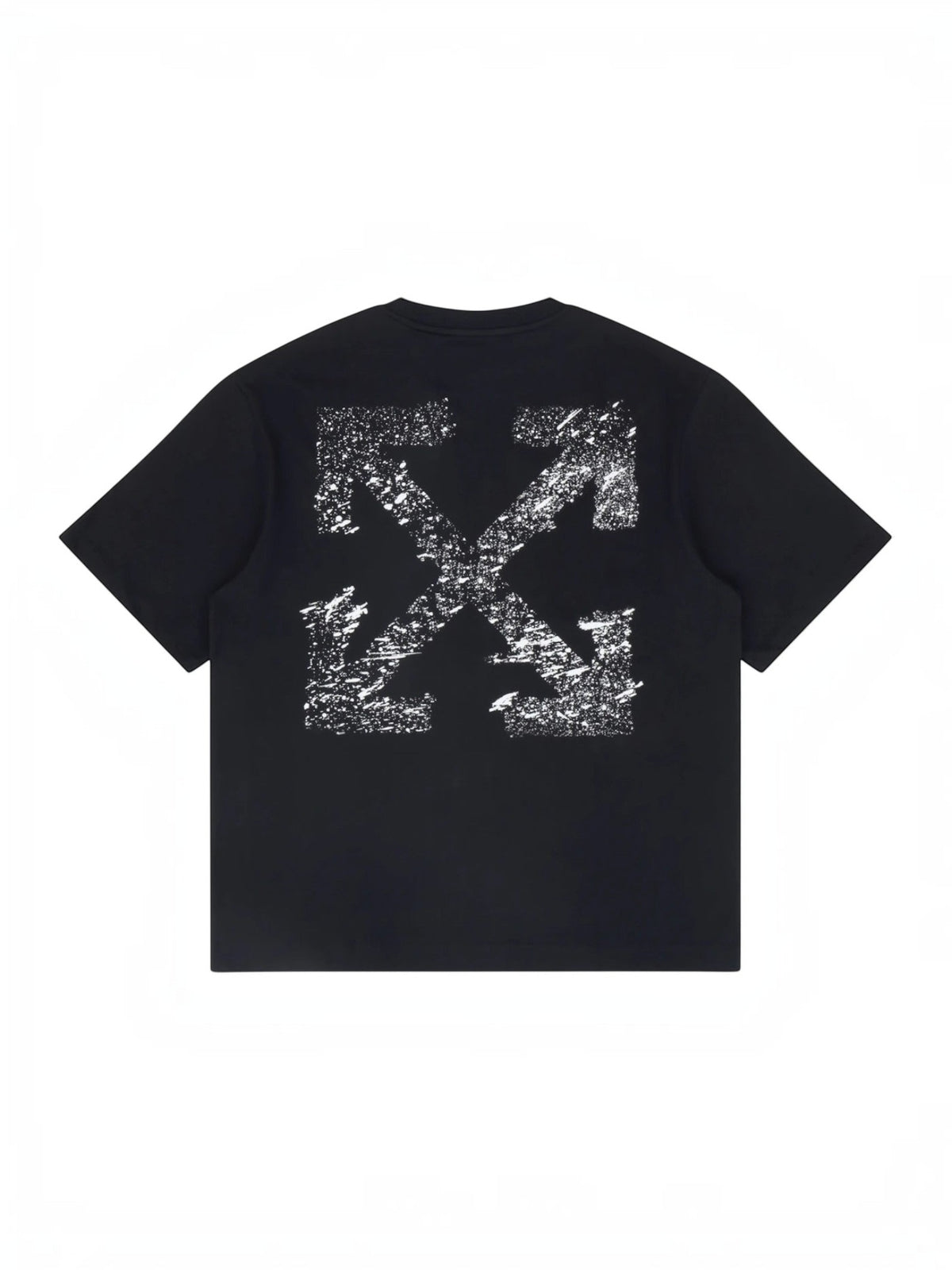 OFF WHITE PAINT SPLATTER ARROW DIAG T-SHIRT BLACK