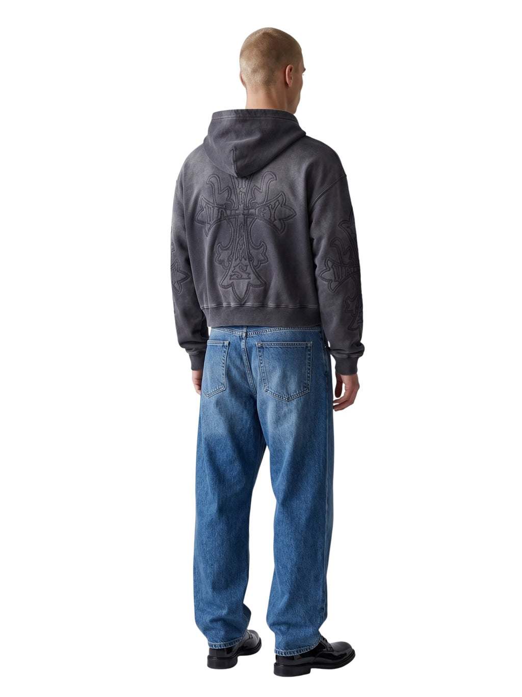 VALLEY CARVER ZIP UP WASHED BLACK