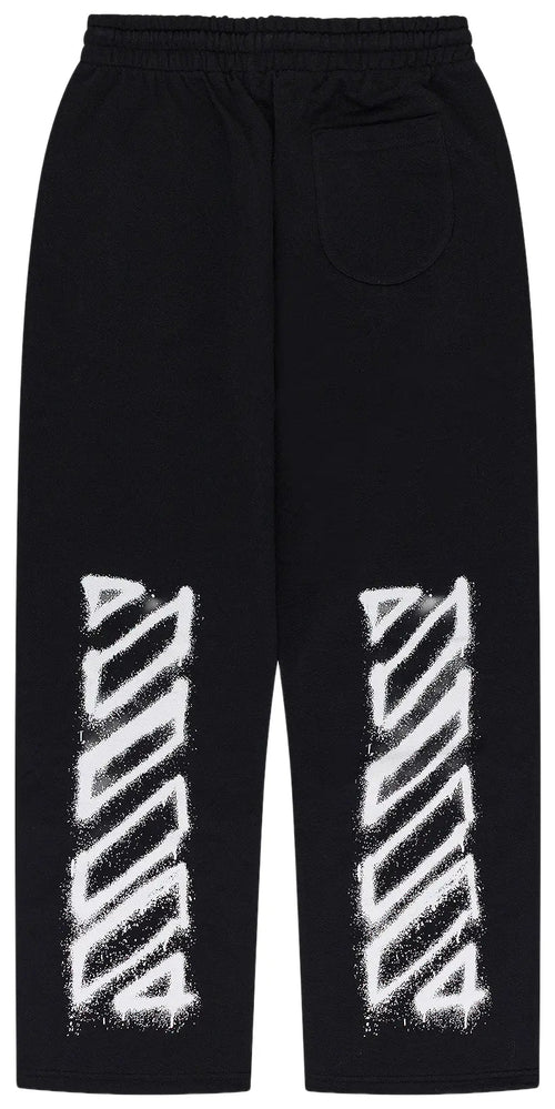 OFF WHITE SWEATPANTS SPRAY ARROW