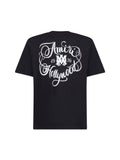 AMIRI HOLLYWOOD LETTERING-PRINT T-SHIRT BLACK