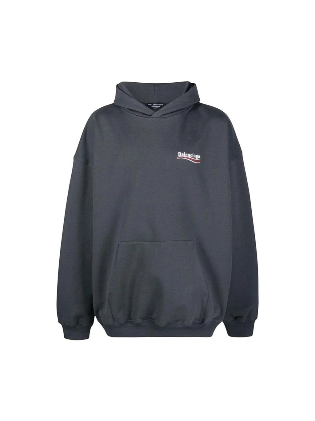BALENCIAGA WASHED BLACK CAMPAIGN HOODIE