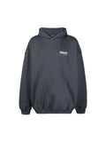 BALENCIAGA WASHED BLACK CAMPAIGN HOODIE