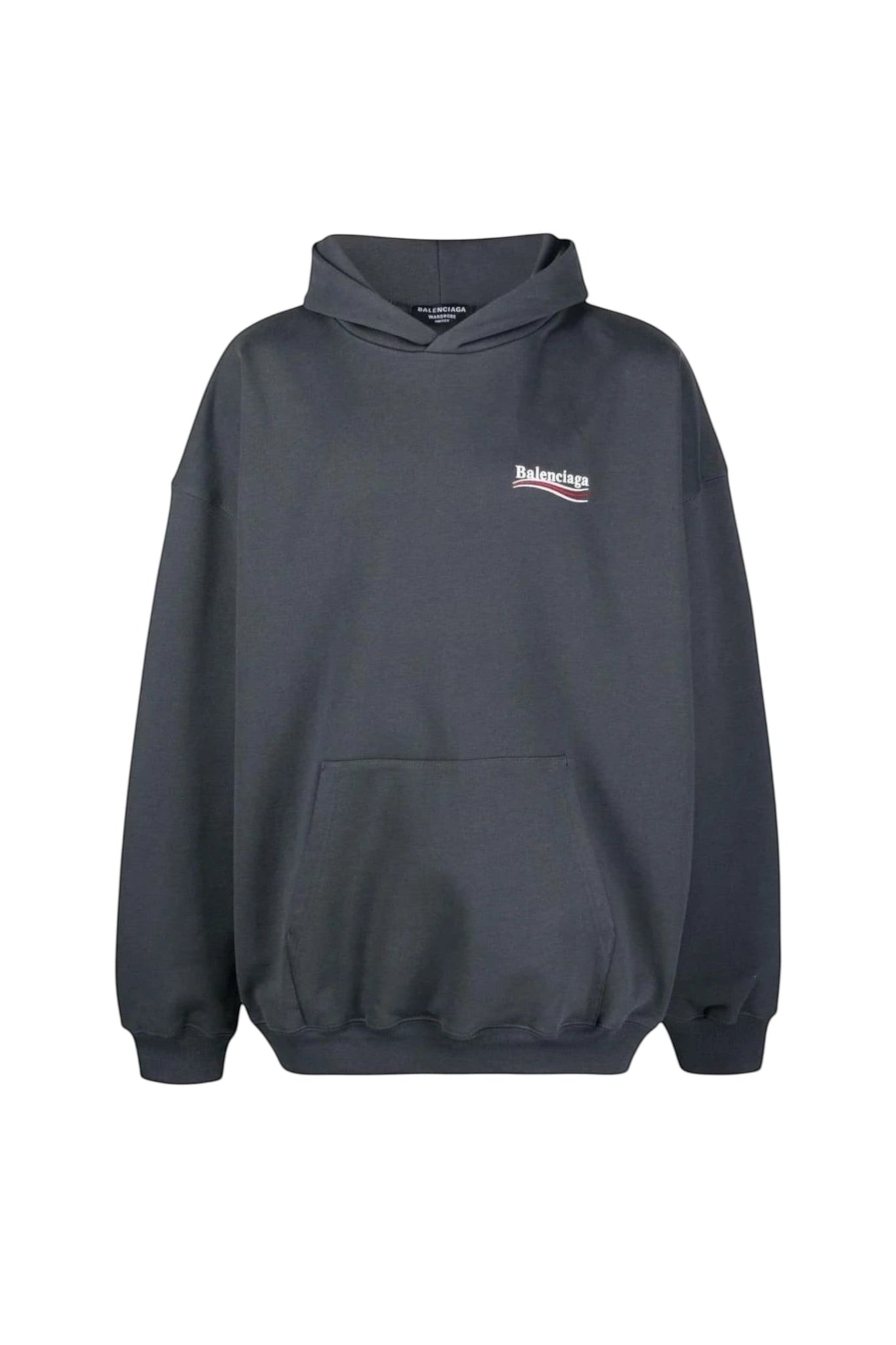 BALENCIAGA WASHED BLACK CAMPAIGN HOODIE