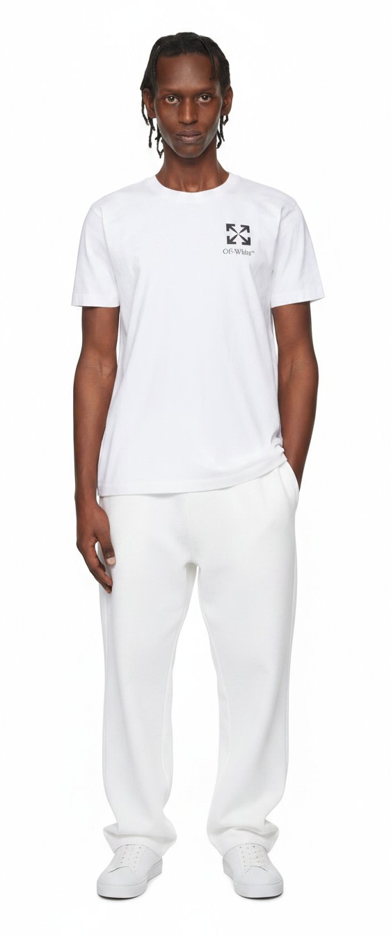 OFF WHITE MINI SINGLE ARROW T-SHIRT WHITE