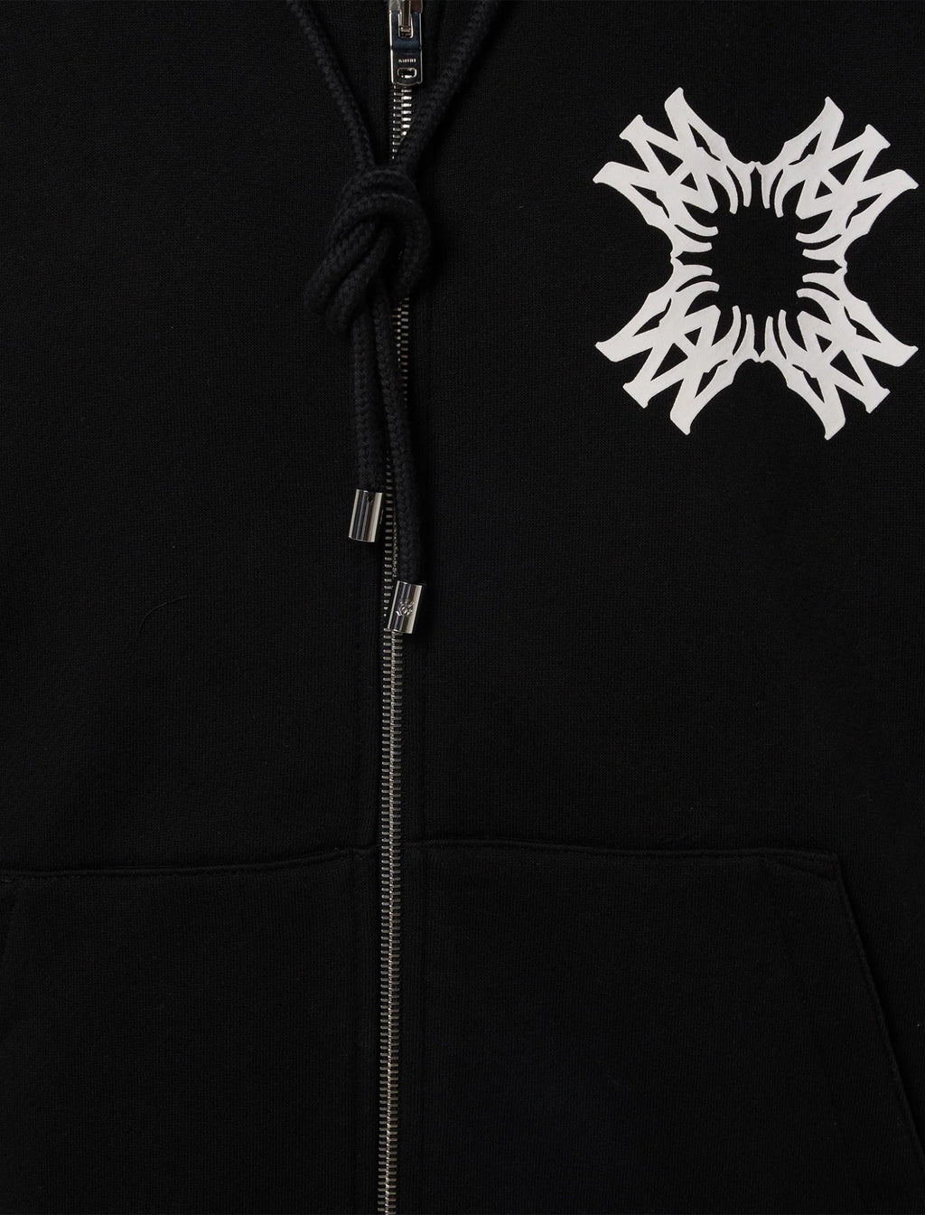 AMIRI QUAD ZIP UP HOODIE BLACK