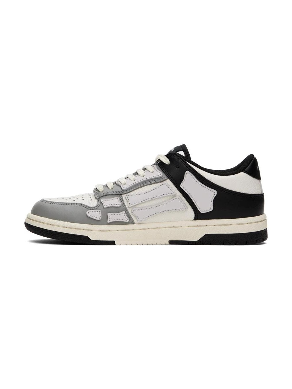 AMIRI SKEL LOW TOPS BLACK GREY