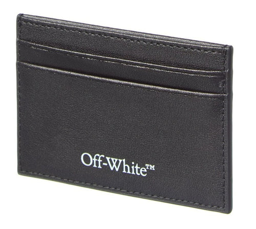OFF WHITE ARROWS MOTIF CARD HOLDER BLACK