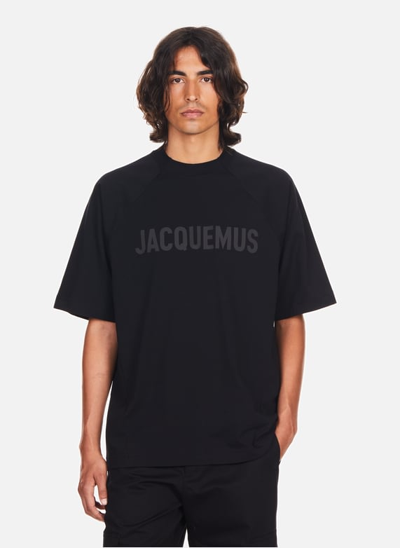 JACQUEMUS BIG LOGO T SHIRT BLACK