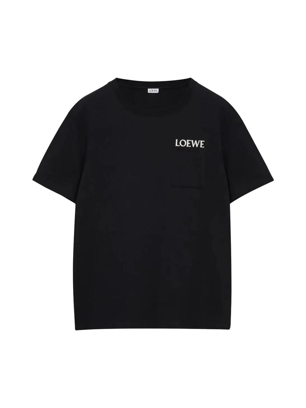 LOEWE RELAXED FIT POCKET T-SHIRT BLACK